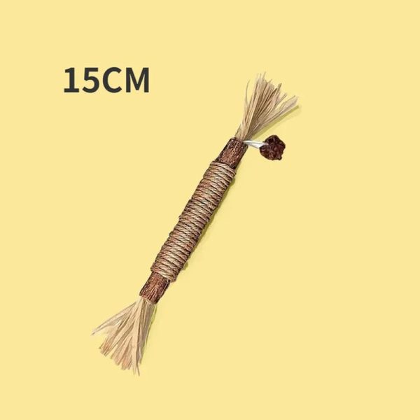 Cat Toys Cleaning Teeth Silvervine Chew Stick Pet Snacks Sticks Natural Stuff with Catnip for Kitten Catnip Teasing Chew Toys - Image 7