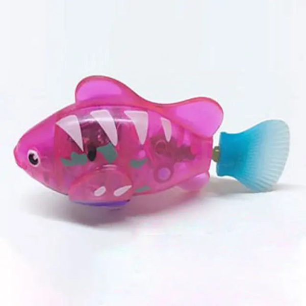 Cat Interactive Electric Fish Toy. Swimming Robot Fish Toy Led Light for Cat and Dog - Image 10