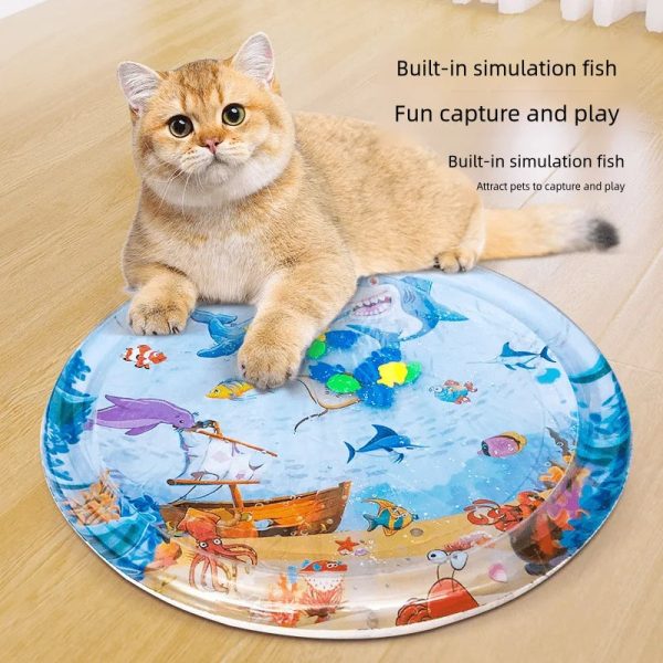 Water Bed Cushion Ice Pad Dog Sleeping Square Mat For Puppy Dogs Cats Pet Kennel Cool Cold - Image 2