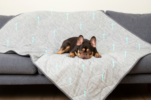 PupChill? Cooling Waterproof Blanket - Arctic Grey - Image 15