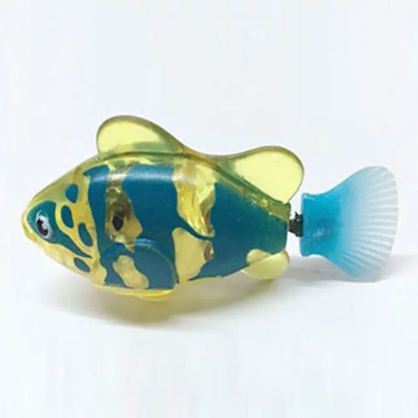 Cat Interactive Electric Fish Toy. Swimming Robot Fish Toy Led Light for Cat and Dog - Image 13