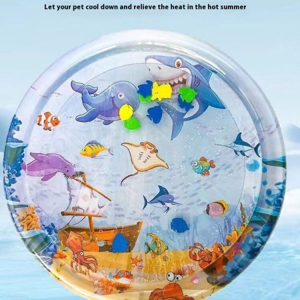 Water Bed Cushion Ice Pad Dog Sleeping Square Mat For Puppy Dogs Cats Pet Kennel Cool Cold - Image 8