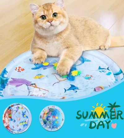 Water Bed Cushion Ice Pad Dog Sleeping Square Mat For Puppy Dogs Cats Pet Kennel Cool Cold
