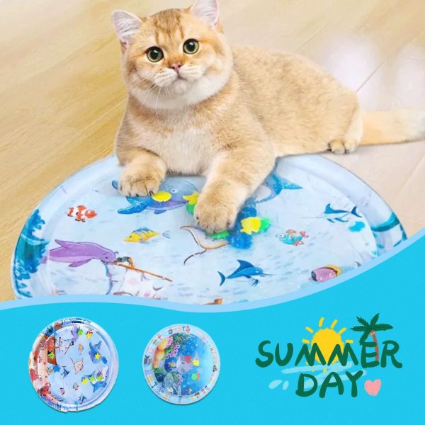 Water Bed Cushion Ice Pad Dog Sleeping Square Mat For Puppy Dogs Cats Pet Kennel Cool Cold